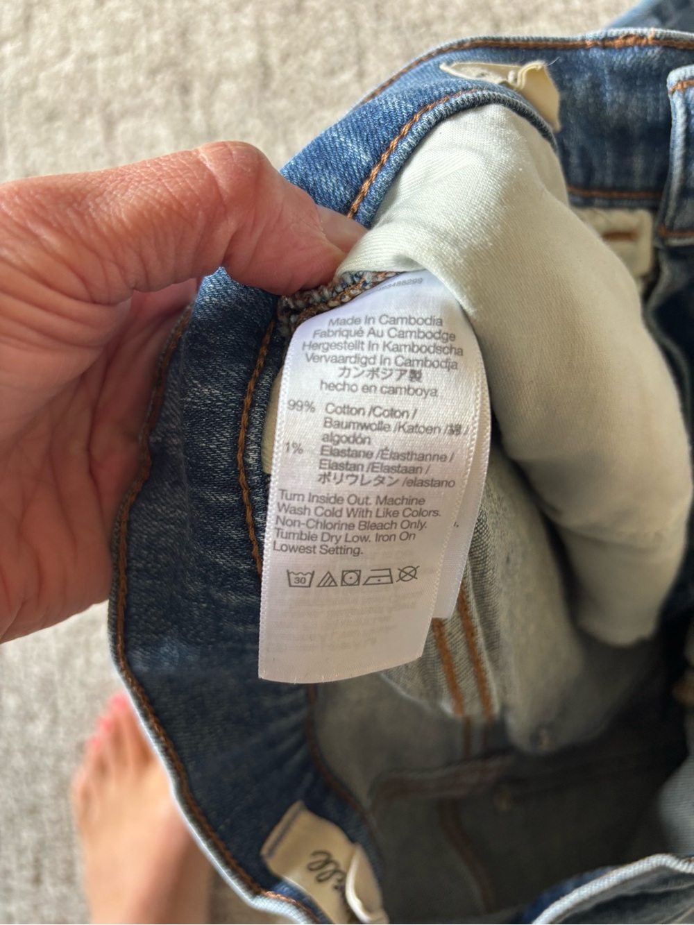 Madewell High-Rise Wide Leg Jeans - Picture 6 of 6